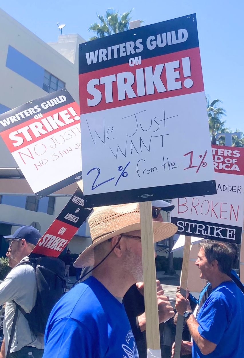 Most Witty Signs From Hollywood WGA Writers Strike