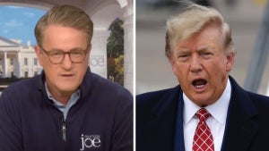 Morning Joe's Joe Scarborough and Donald Trump (MSNBC; Getty Collection)