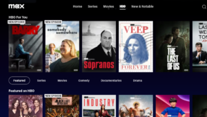 Max app HBO content