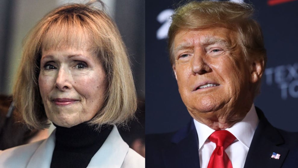 E. Jean Carroll and Donald Trump (Getty Images)