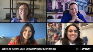 Kayla Cobb, Gloria Calderón Kellett, Ali Schouten-Seeks and Ilana Peña during TheWrap's WGA showrunner roundtable (TheWrap)