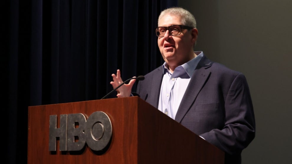 Director/executive producer David Mandel speaks on stage during HBO Special Screening of 'White House Plumbers' (Getty Collection)