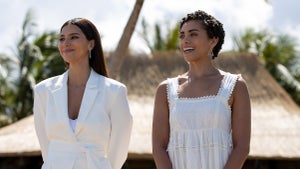 Roselyn Sànchez and Kiara Barnes in “Fantasy Island”
