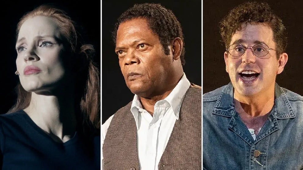jessica chastain samuel l jackson ben platt close-ups tony awards