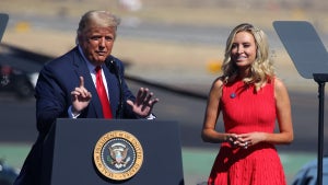 Donald Trump and Kayleigh McEnany