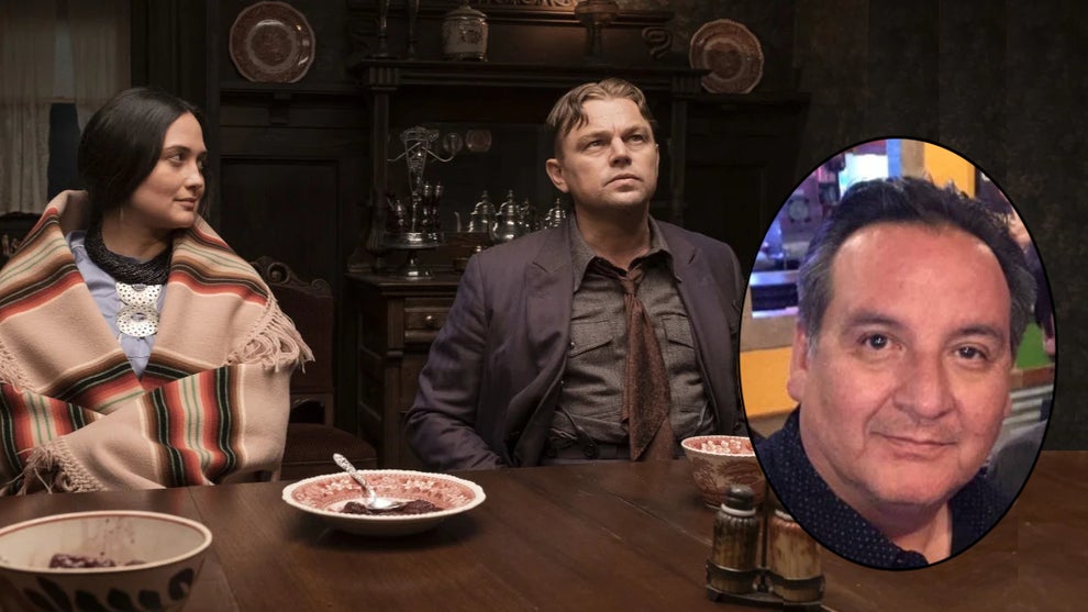 killers of the flower moon Lily Gladstone Leonard DiCaprio jim gray