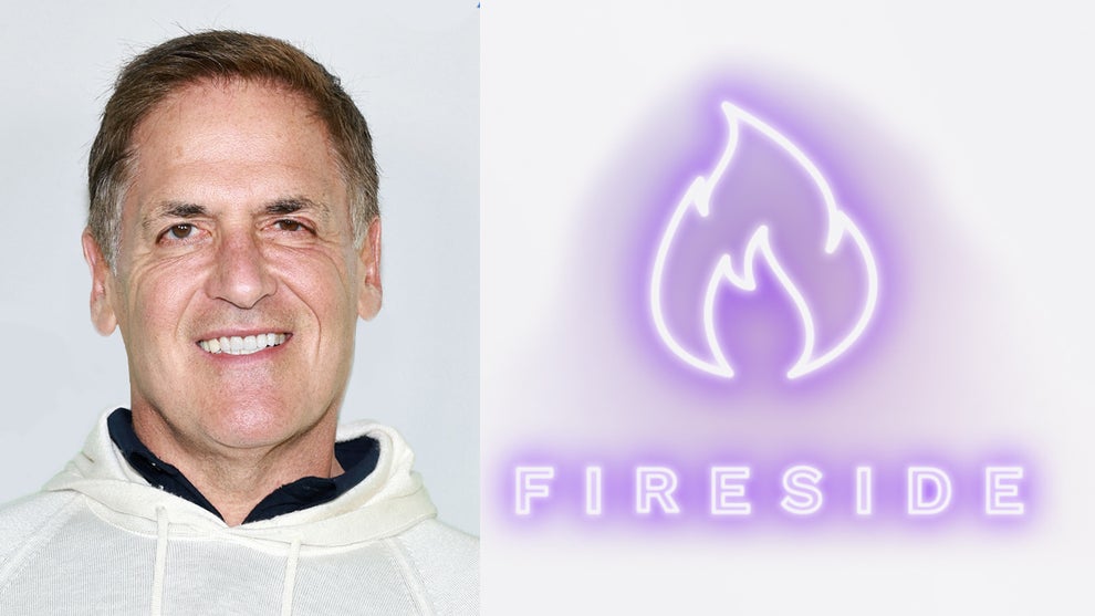 Mark Cuban and Fireside Chat logo