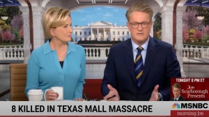 Mika Brzezinski and Joe Scarborough on Morning Joe (MSNBC)
