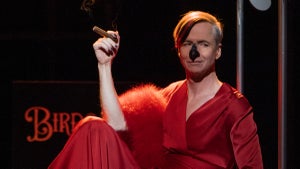 John Cameron Mitchell in the "Burial" episode of Yellowjackets
