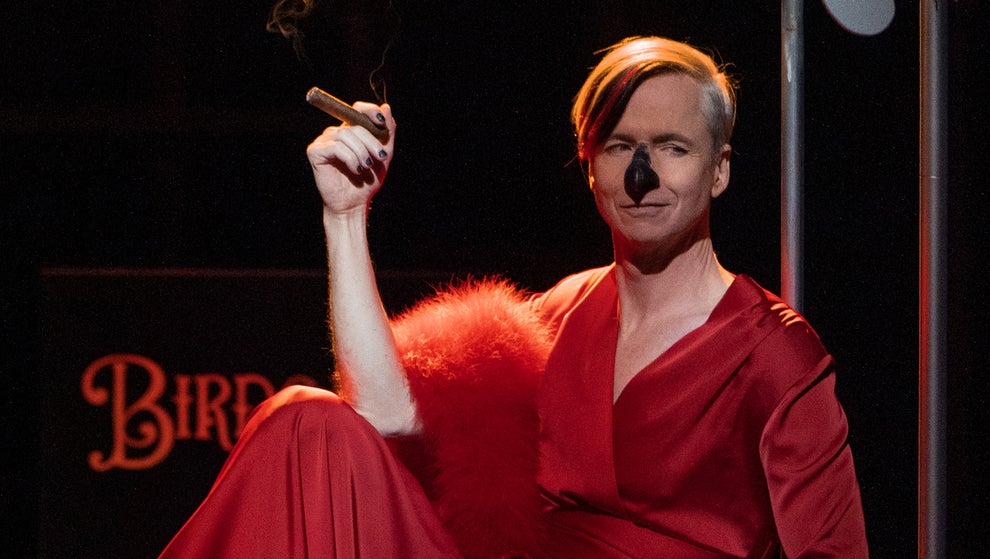 John Cameron Mitchell in the "Burial" episode of Yellowjackets
