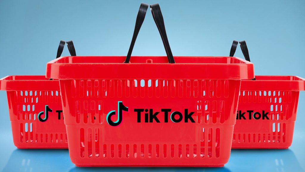 TikTok shopping cart art by Christopher Smith / TheWrap