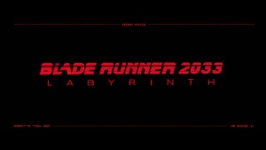 "Blade Runner 2033: Labyrinth" logo