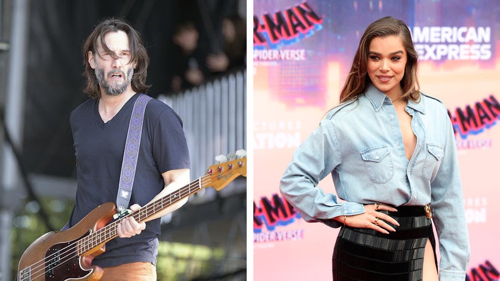 Keanu Reeves and Hailee Steinfeld