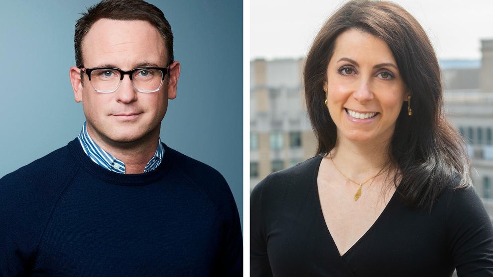Matt Dornic and Kris Coratti Kelly of CNN PR