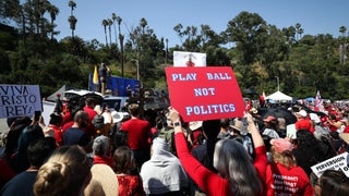 Hundreds Protest LA Dodgers Pride Night Over Award for Charity and Activist LGBTQ Group