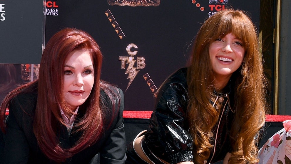 Lisa Marie Presley, Priscilla Presley, and Riley Keough attend the Handprint Ceremony honoring Priscilla Presley and Riley Keough at TCL Chinese Theatre