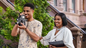 Keith Powers and Gabrielle Union in "The Perfect Find" (Netflix)