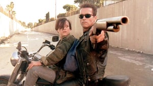 Arnold Schwarzenegger in "Terminator 2" (Credit: Sony)