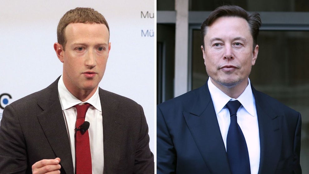 Mark Zuckerberg and Elon Musk (Photo credit: Getty Images)