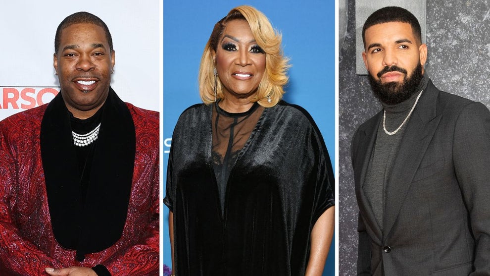 Busta Rhymes, Patti LaBelle, Drake. (Photo credit: Getty Images)