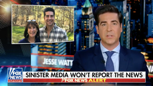 Jesse Waters and his mom.