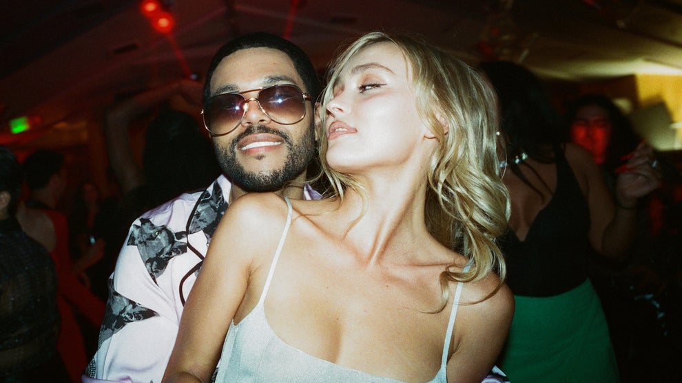 Abel Tesfaye and Lily-Rose Depp in The Idol