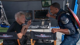 Harrison Ford and Anthony Mackie Laugh It Up in Set Photo From ‘Captain America 4’, Now Titled ‘Brave New World’