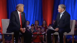 Donald Trump Seems Almost Sympathetic Toward Joe Biden’s Fall in ‘Hannity’ Town Hall: ‘It’s Sad … Things Like That Do Happen’ (Video)