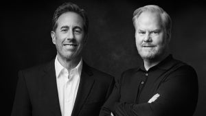Jerry Seinfeld and Jim Gaffigan (Photo Credit: Mark Seliger)