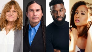 Dale Dickey (Photo Credit: Getty Collection), Mo Brings Plenty (Photo Credit: Tyler Walker), Tosin Morohunfola (Photo Credit: Brian Paulette), and Margot Bingham (Photo Credit: Shervin Lainez)