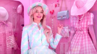 Margot Robbie Gives Tour of ‘Barbie’ Dreamhouse, Including the ‘Magical Wardrobe’ (Video)