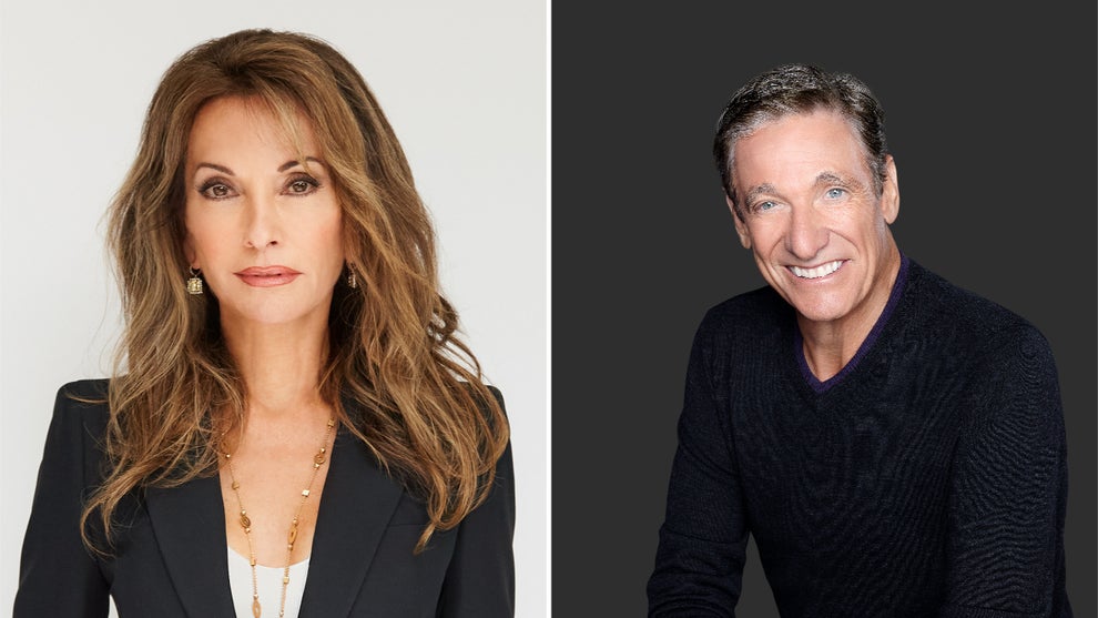 Susan Lucci, courtesy of Justice Apple and Maury Povich, courtesy of NBC Universal