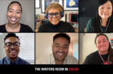 WGA Strike roundtable "“The Writers Room in Color: A Conversation With BIPOC TV Writers" (Photo credit: Thadd Williams)