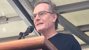 Bryan Cranston at Times Square rally