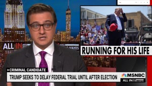 Chris Hayes Donald Trump Trial Delay Request MSNBC