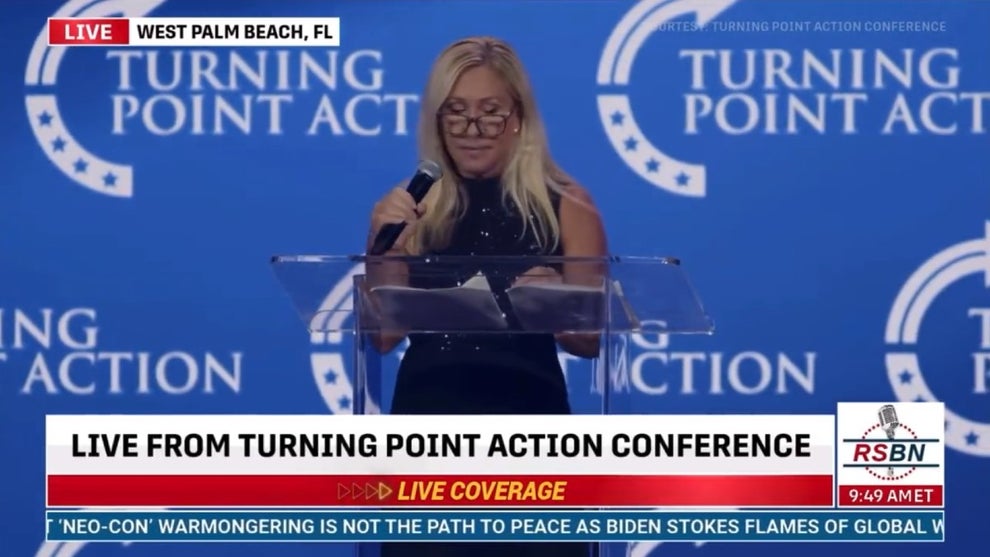 Marjorie Taylor Greene at TPUSA 2023