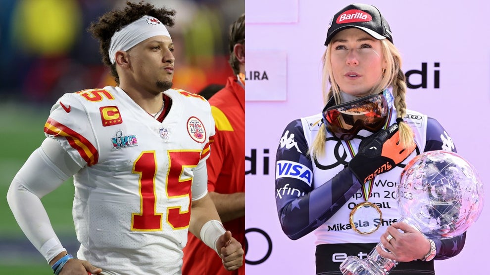 Patrick Mahomes and Mikaela Shiffrin