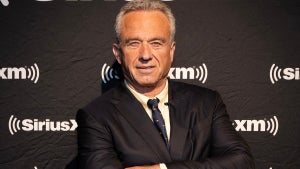 Robert F. Kennedy, Jr. attends a SiriusXM Town Hall at The Centre Theater in Philadelphia, Pennsylvania. (Credit: Lisa Lake/Getty Images)