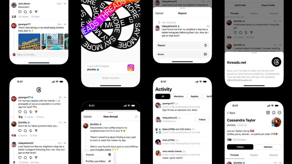 Threads app press imagery