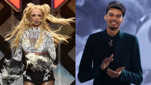 Britney Spears and Victor Wembanyana