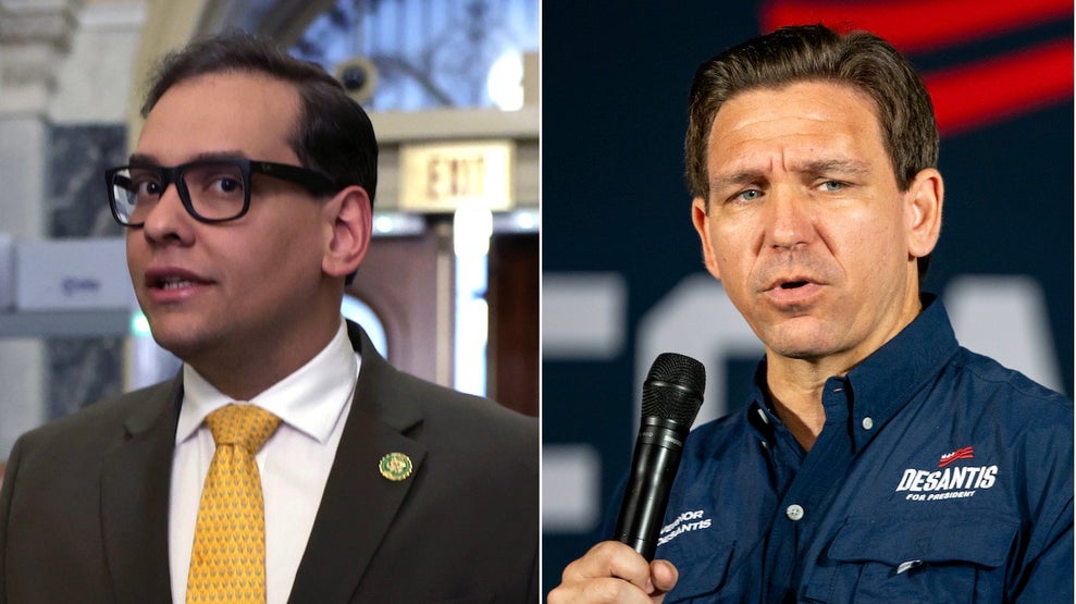 George Santos, Ron Desantis