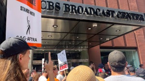 WGA Sports Solidarity strike (Photo Credit: TheWrap)