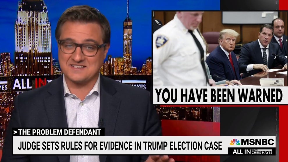 Chris Hayes Donald Trump Trial Start Date