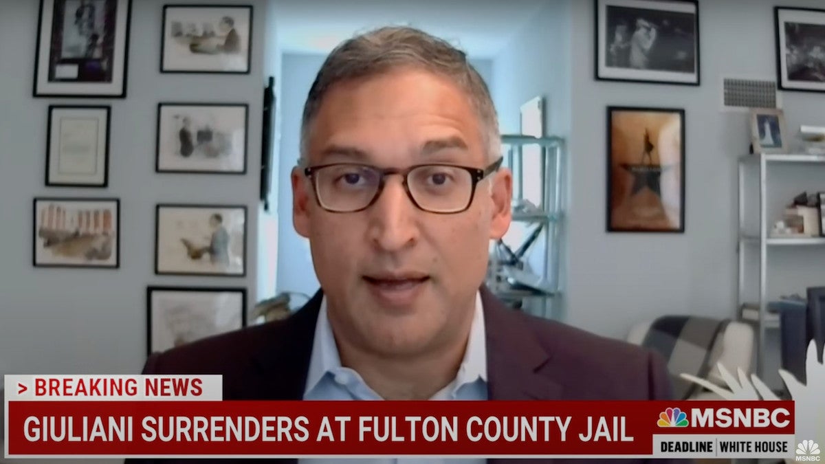 Neal Katyal Skewers Trump Over Election Arrest