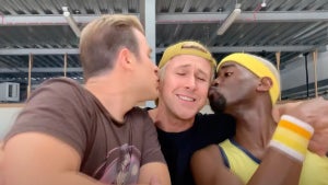 Ryan Gosling rehearses for Barbie