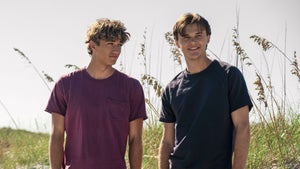Gavin Casalegno and Chris Briney in "The Summer I Turned Pretty" Season 2 (Prime Video)