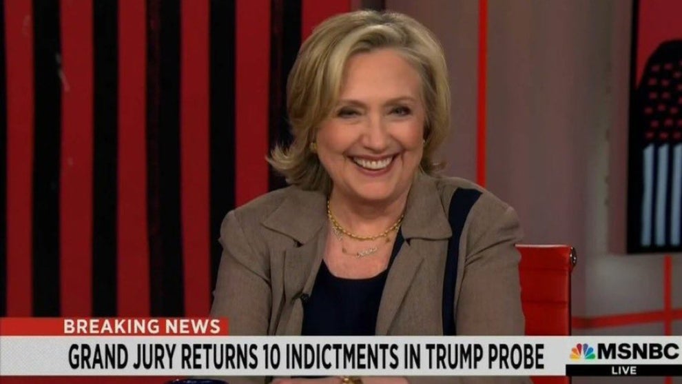Hillary Clinton on MSNBC's Maddow During Trump's 4th Indictment