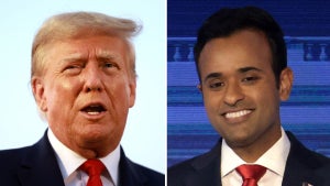 Donald Trump, Vivek Ramaswamy (Photo credit: Getty Images)