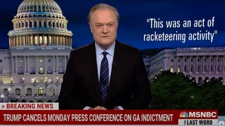 Lawrence O’Donnell Says Trump ‘Terrified Into Silence’ by Fani Willis: ‘The Indictment That Made Donald Trump Shut Up’ (Video)