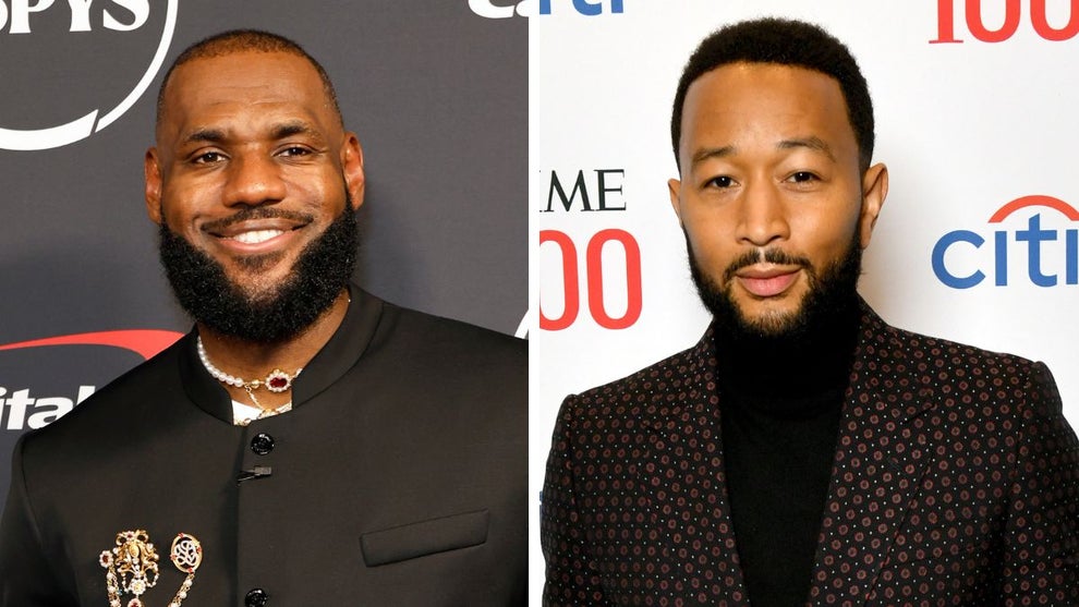 LeBron James and John Legend (Photo credit: Getty Images)